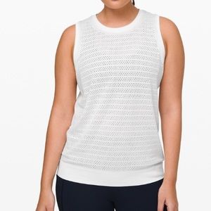 Lululemon Breeze By Muscle Tank Too White 6